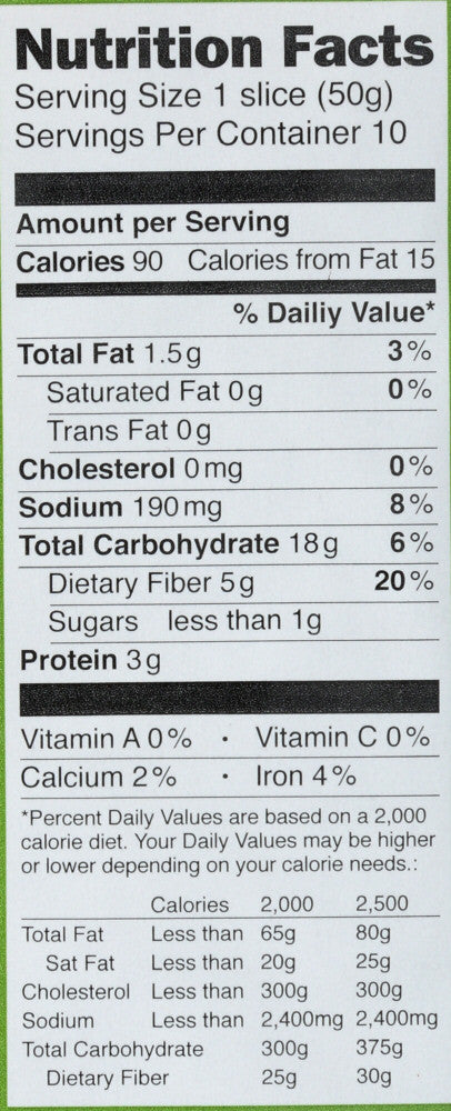 Bavarian Breads Organic Flaxseed Bread (6x17.6Oz)