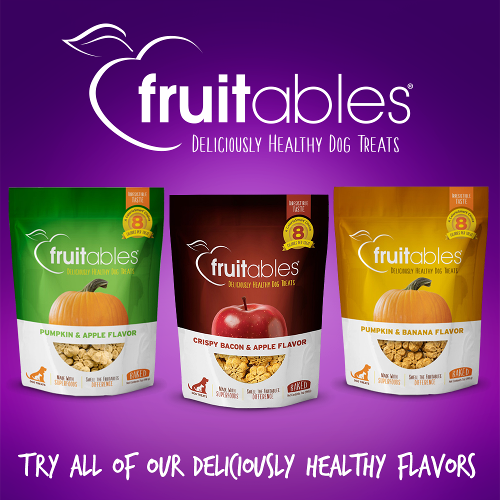 Fruitables Pumpkin & Blueberry Mix Dog Treats (8x7 Oz)
