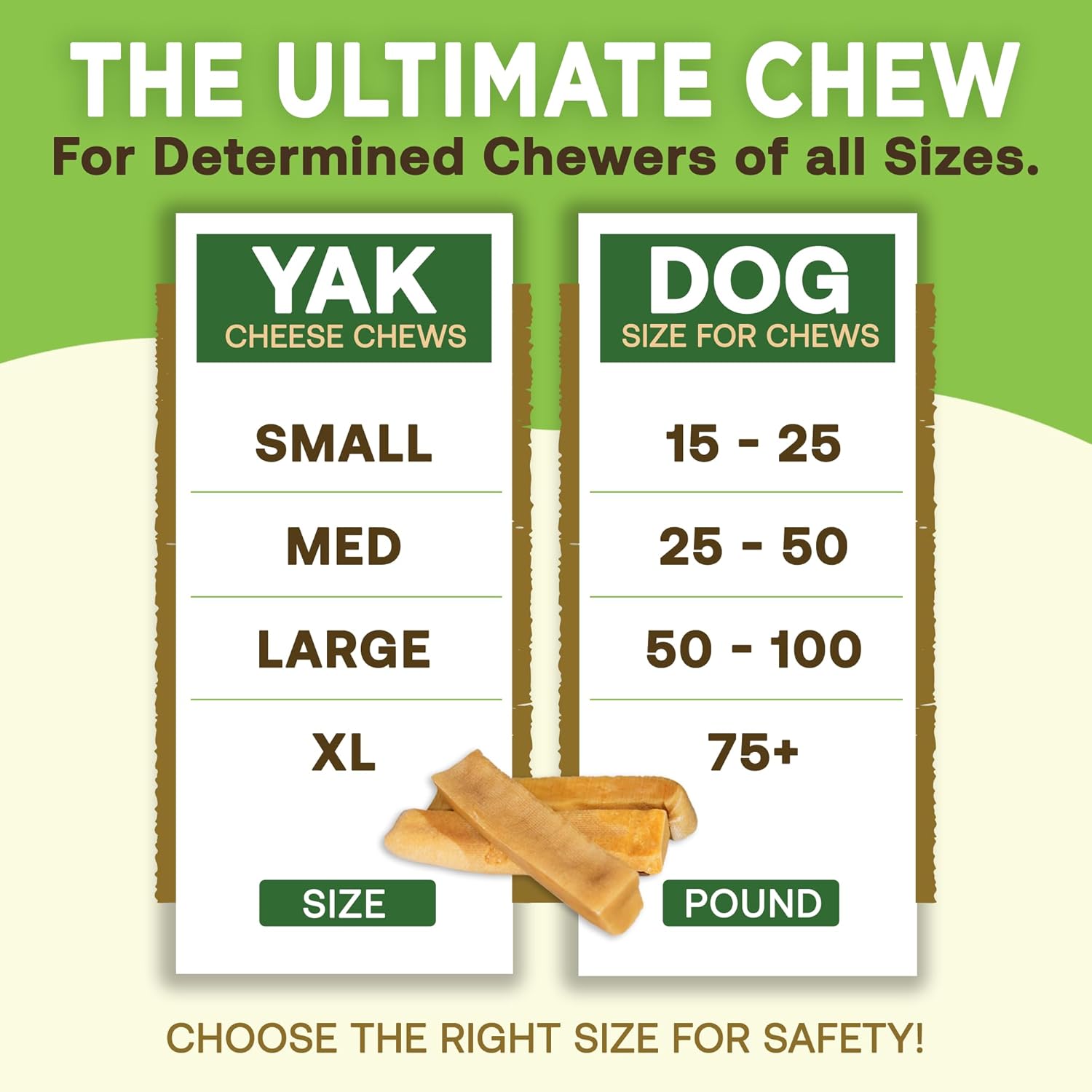 EcoKind GIANT Gold Yak Chews