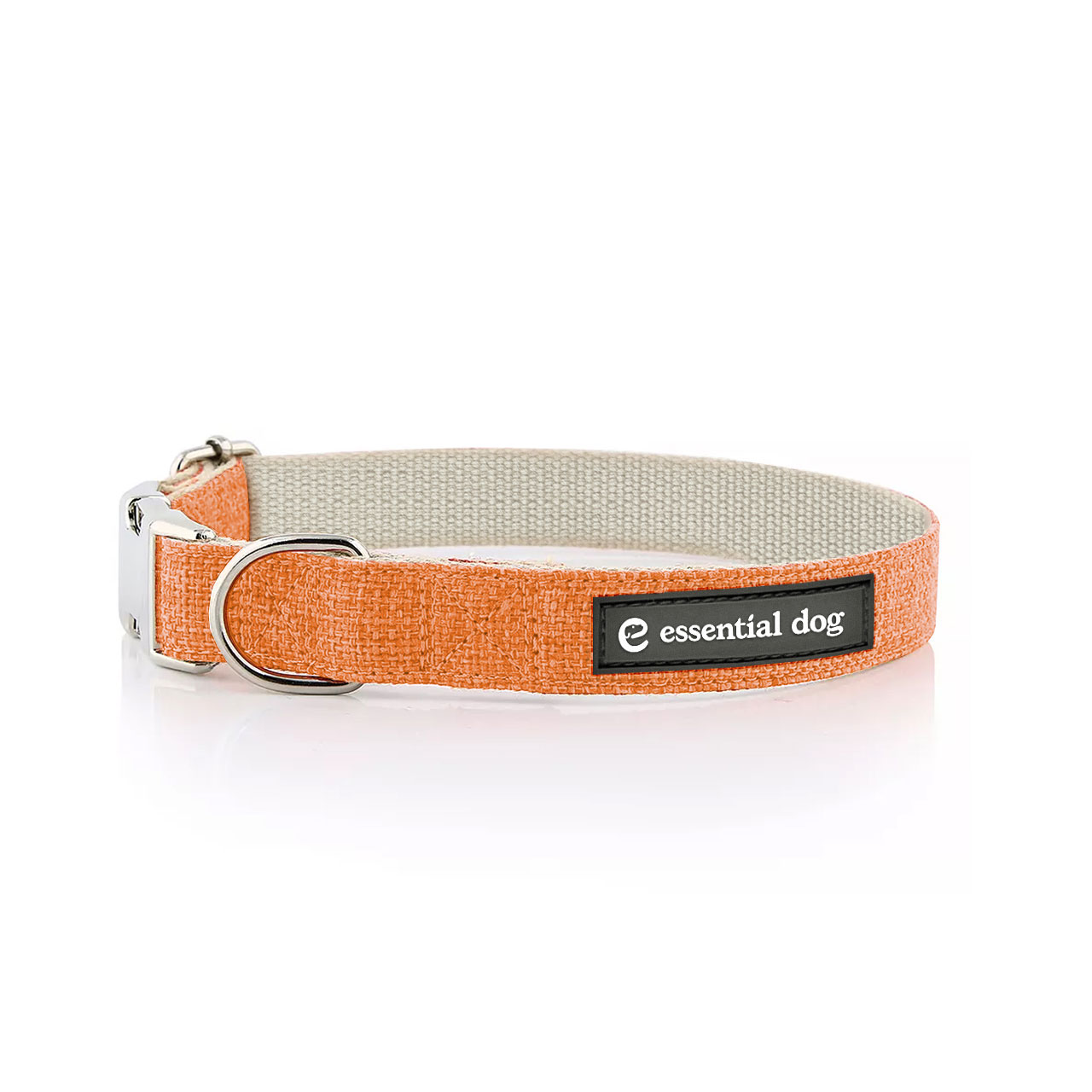 Organic Hemp & Cotton Dog Collar - Orange Burst