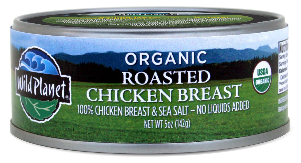 Wild Planet Organic Roasted Chicken Breast Salted (12x5 OZ)