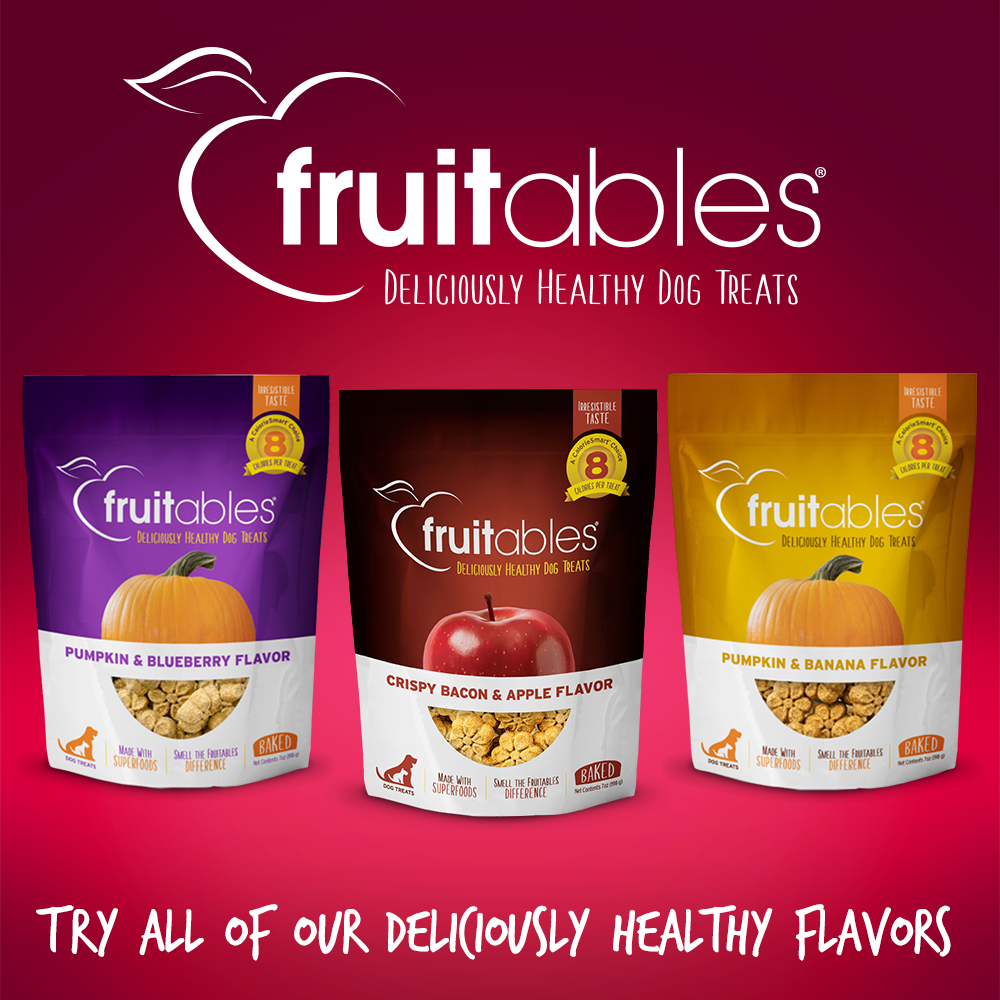 Fruitables Pumpkin & Cranberry Mix Dog Treats (8x7 Oz)