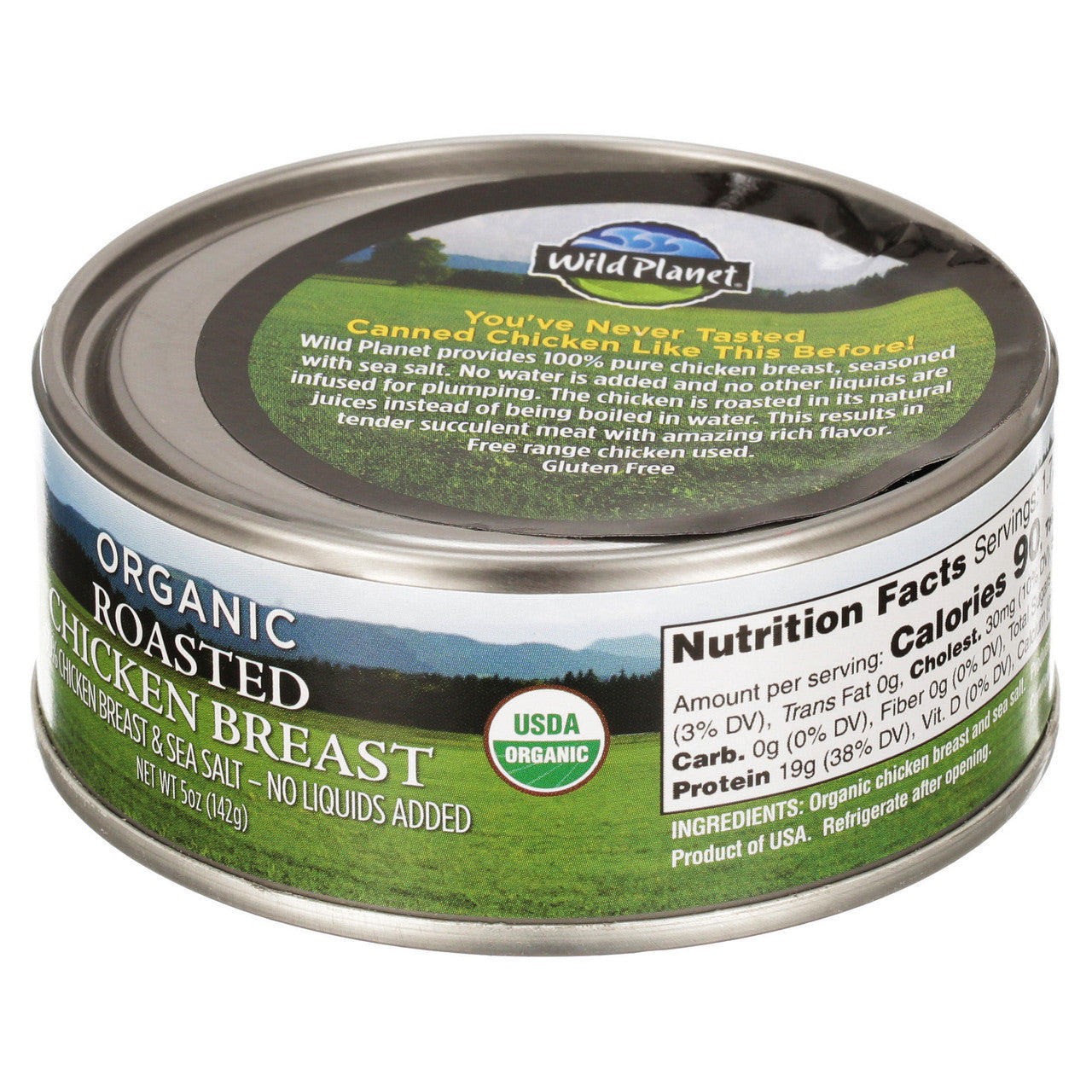 Wild Planet Organic Roasted Chicken Breast Salted (12x5 OZ)